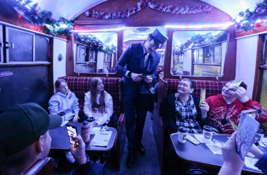 Polar Express at Brechin Caledonian Railway.