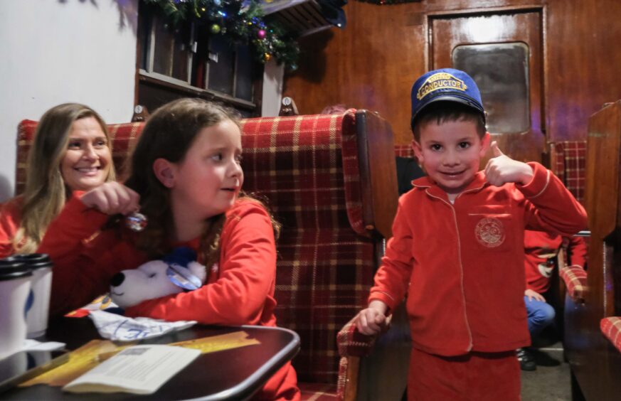 Polar Express at Brechin Caledonian Railway.