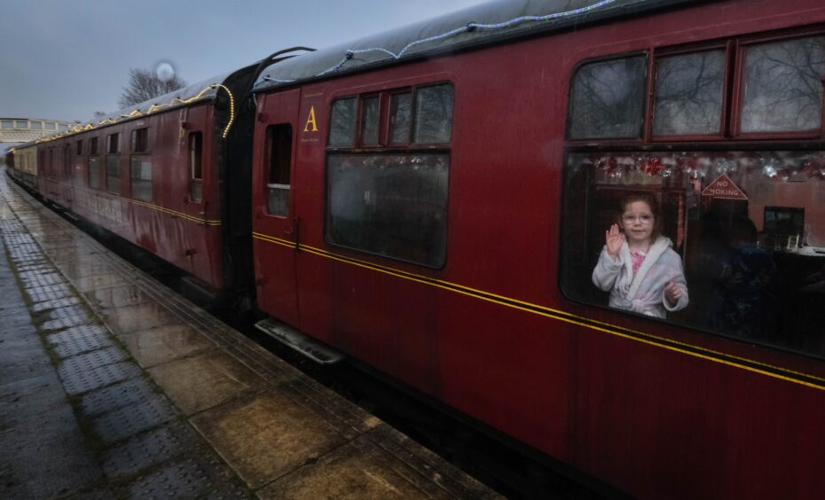 Polar Express at Brechin Caledonian Railway.