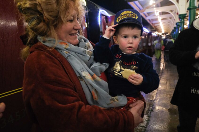 Polar Express at Brechin Caledonian Railway.