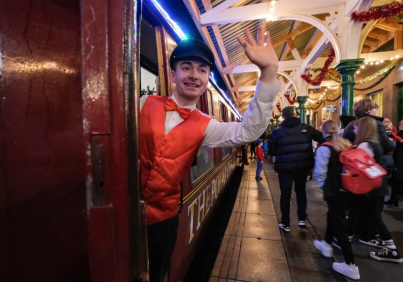 Polar Express at Brechin Caledonian Railway