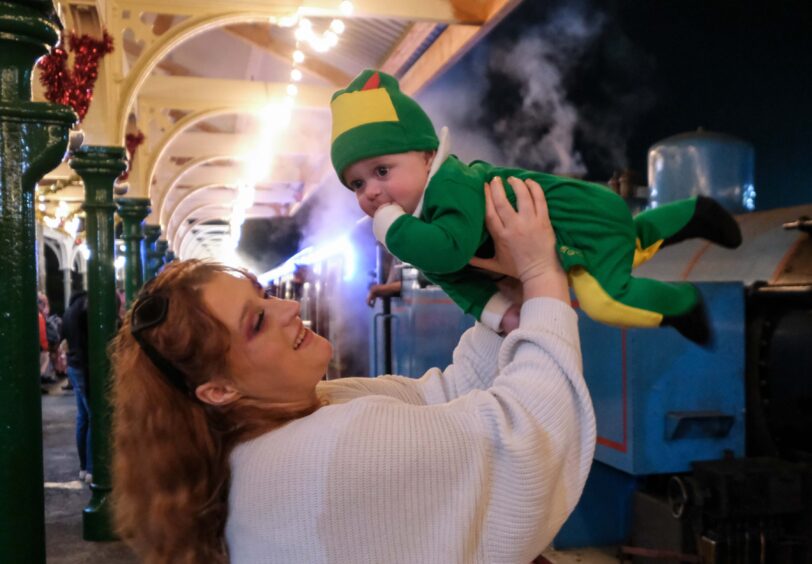 Polar Express at Brechin Caledonian Railway.