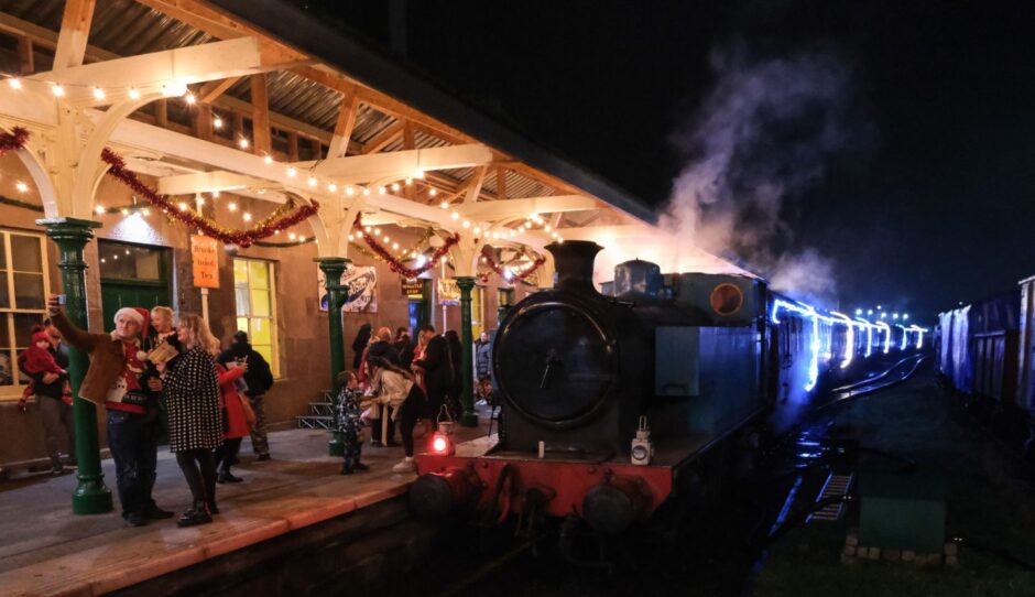 Polar Express at Brechin Caledonian Railway.