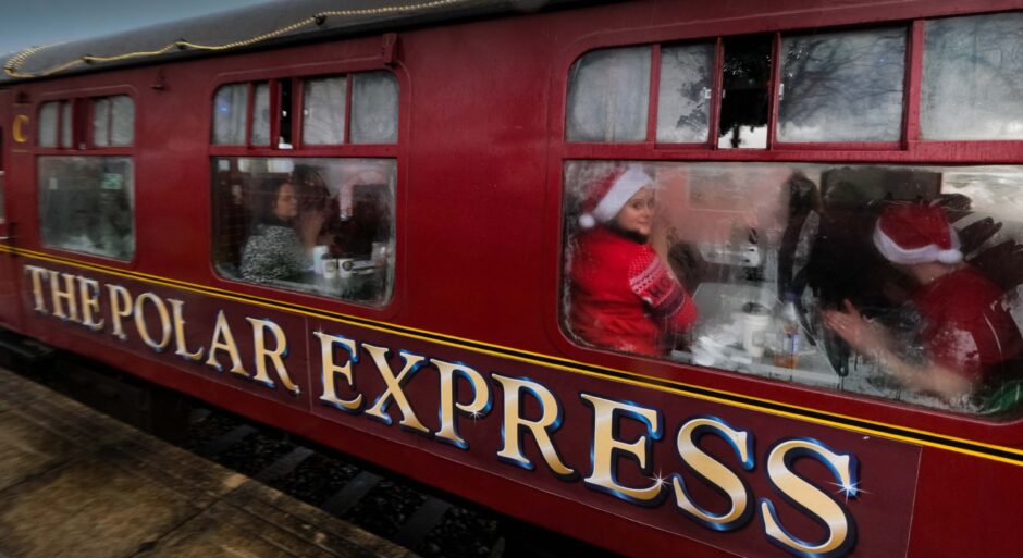 Polar Express at Brechin Caledonian Railway.