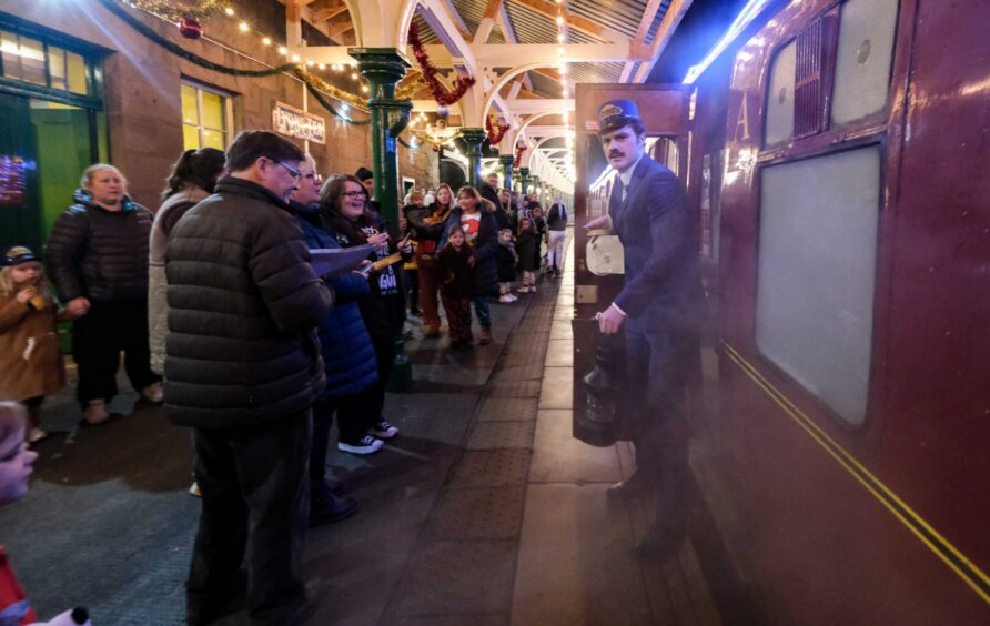 Polar Express at Brechin Caledonian Railway.