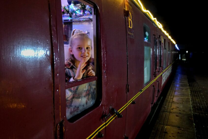 Polar Express at Brechin Caledonian Railway.