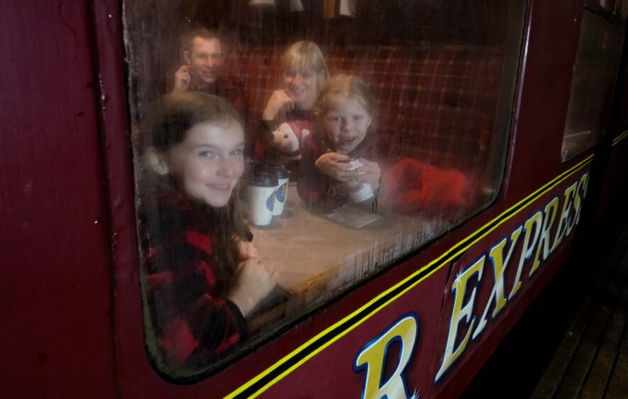 Polar Express at Brechin Caledonian Railway.