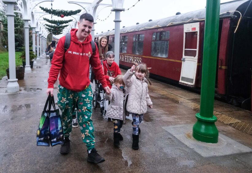 Polar Express at Brechin Caledonian Railway.