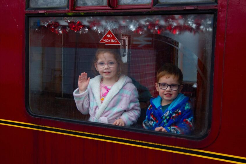 Polar Express at Brechin Caledonian Railway.