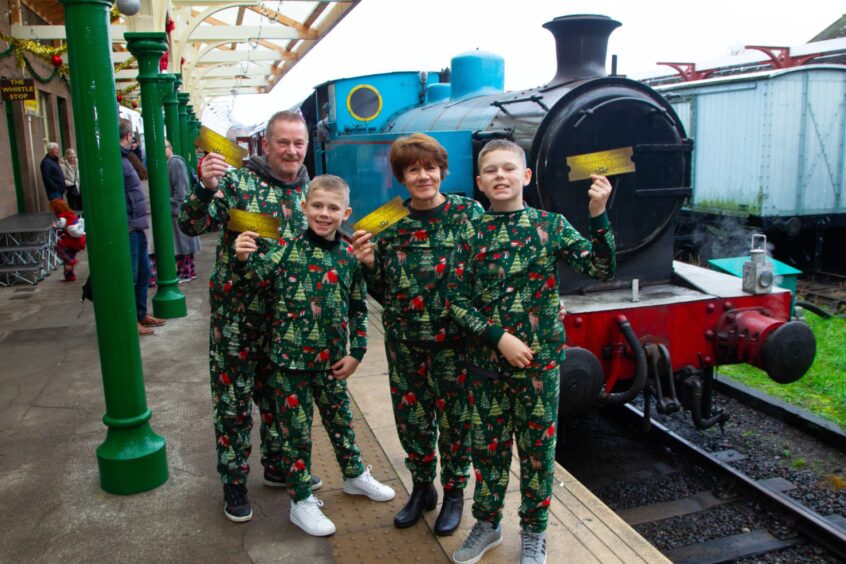 Polar Express at Brechin Caledonian Railway.