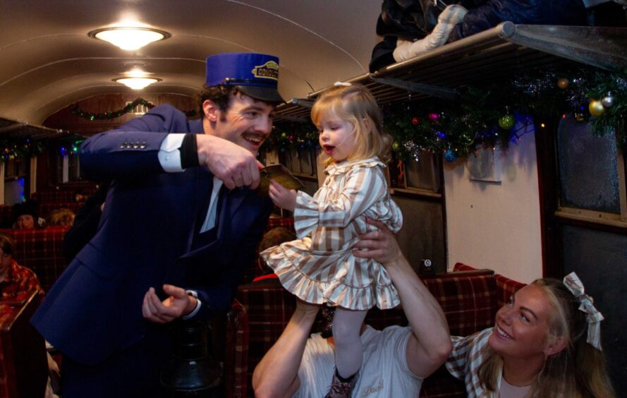 Polar Express at Brechin Caledonian Railway.