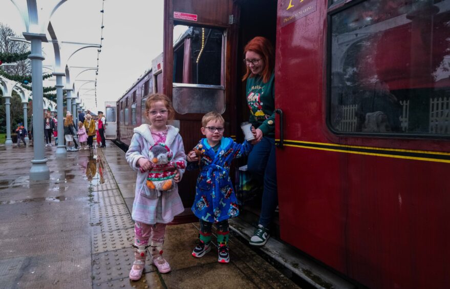 Polar Express at Brechin Caledonian Railway.