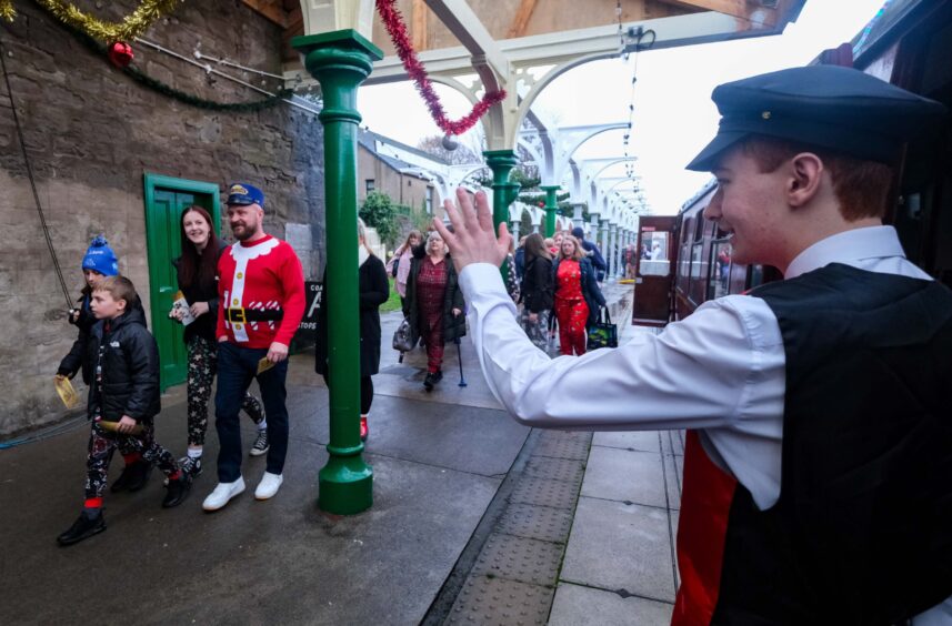 Polar Express at Brechin Caledonian Railway.