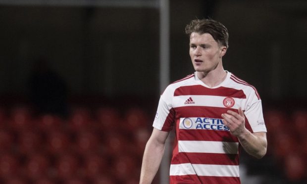 Dan O'Reilly in action for Hamilton Accies