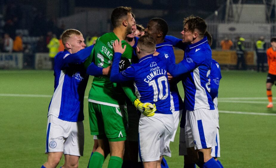 Queen of the South players rightly hail goalkeeper Harry Stone