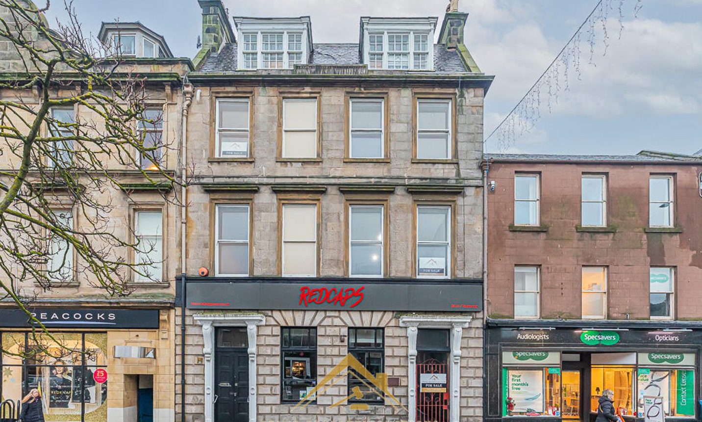 Four apartments on Montrose High Street going to auction