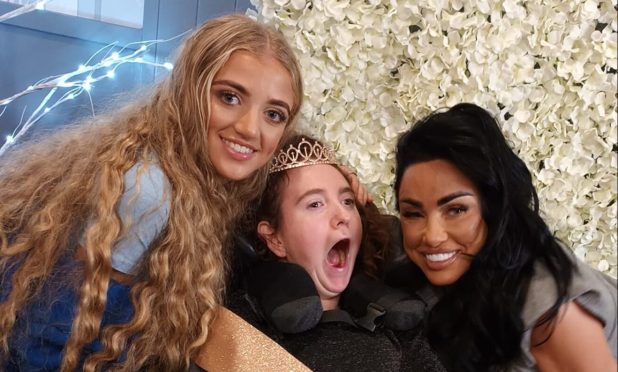 Morgan Doyle meets Katie Price and daughter Princess Andre
