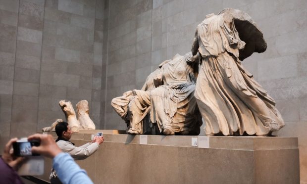 The Elgin Marbles were brought to the UK in the early 1800s. Image: Jay Shaw Baker/Nurphoto/Shutterstock