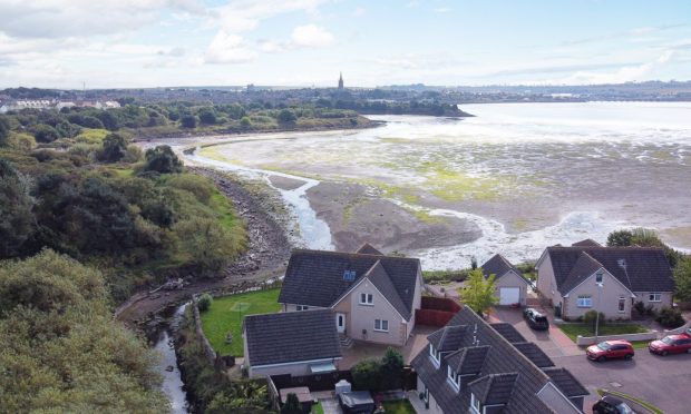 The property at Littlewood Gardens has views across Montrose Basin. Image: Yopa
