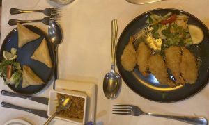 Food from Indos in Broughty Ferry.