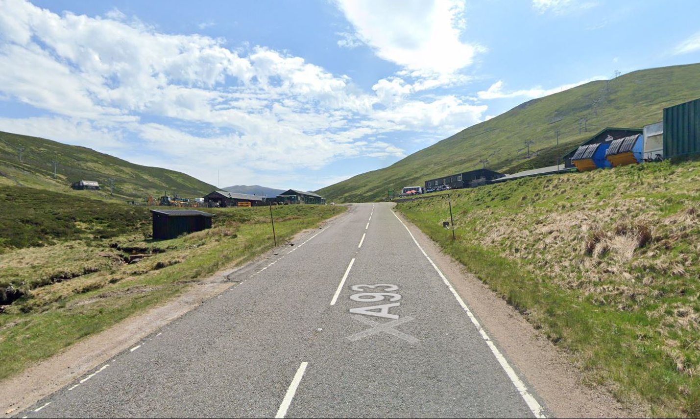 The A93 near Glenshee Ski Centre. Image: Google Street View