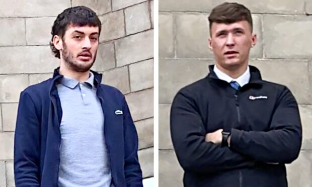Andrew Malcolm (left) and Jake Goodfellow (right) admitted their roles in the attack.