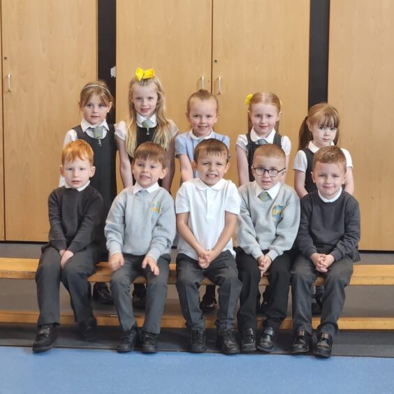 Ardler primary first class pupils. 