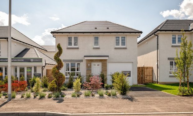 Keiller's Rise show homes are now open to the public. Image: Barrat Homes