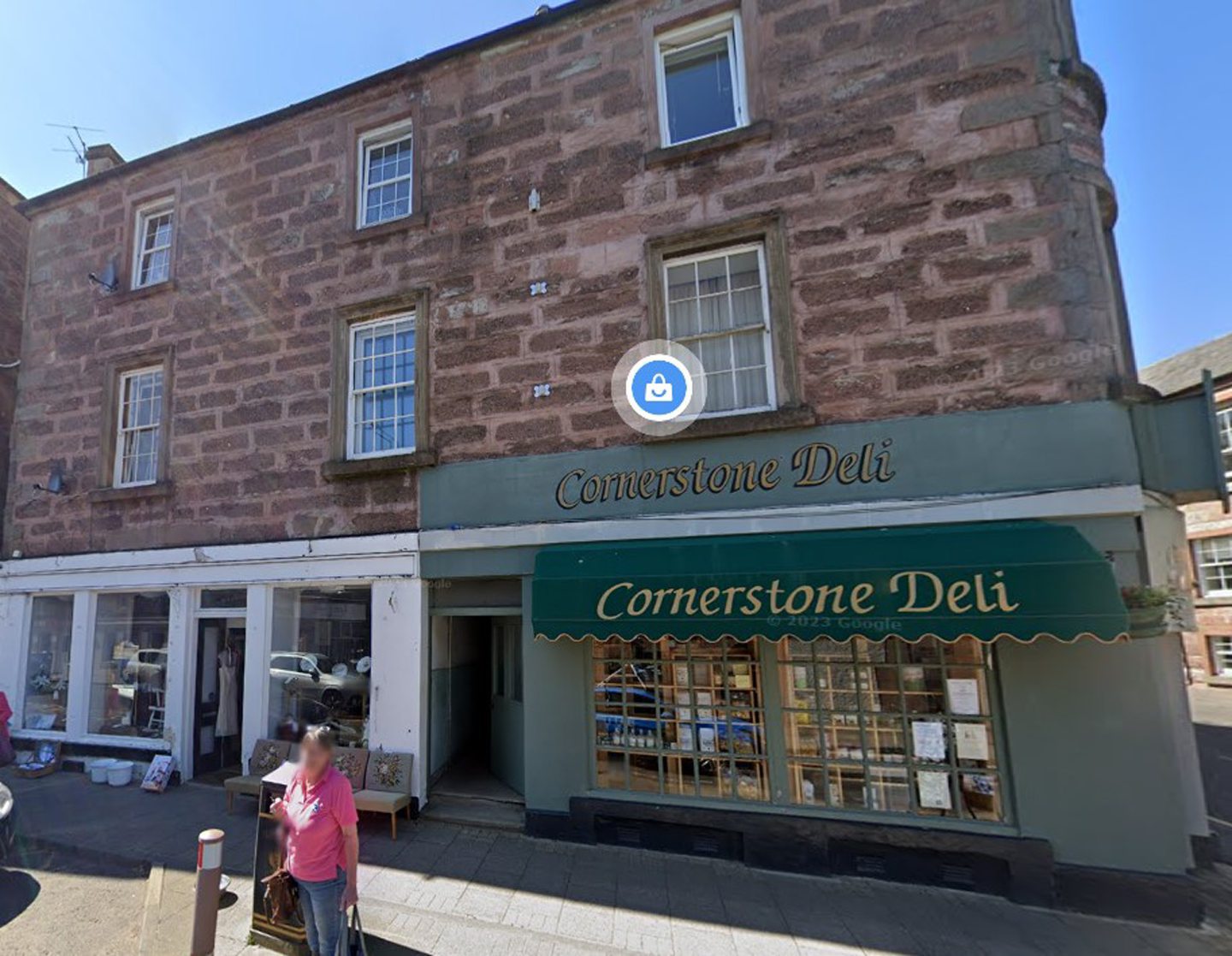 The holiday let is on the junction of High Street and Brown Street, Blairgowrie.