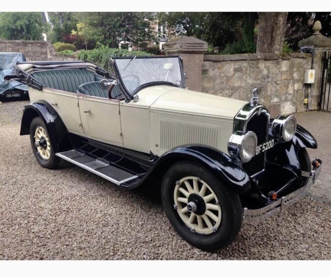 1926 Buick comes 'home' to Arbroath.