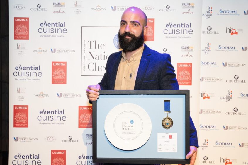 Alex Angelogiannis, National Chef of the Year winner.
