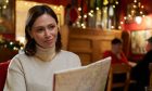 Jill Winternitz starring in Christmas in Scotland, filmed in Fife and Perth. Image: Channel 5/Paramount