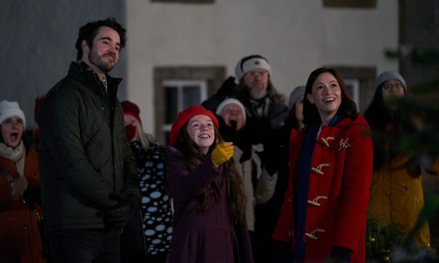 A Christmas in Scotland was shot in Fife and Perthshire. Image: Channel 5/Paramount.