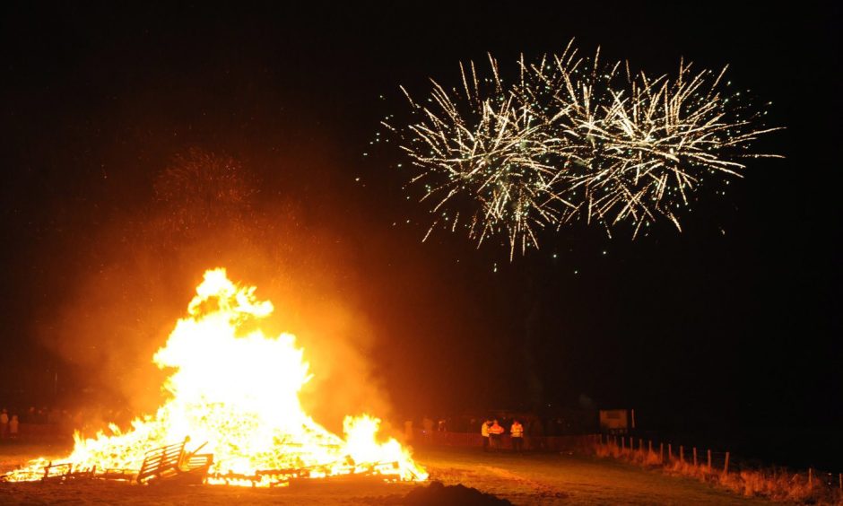 The community council put on a cracking display at Buckhaven bonfire and fireworks
