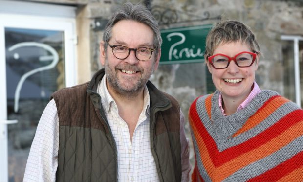 Simon and Chrissie Fairclough, of Persie Distillery.