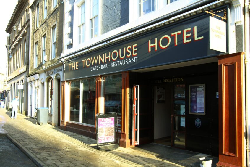 The Townhouse Hotel pub in Arbroath, Angus.