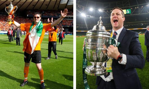 Jon Daly, as a Scottish Cup winner with Dundee United and FAI Cup winner with St Patrick's Athletic