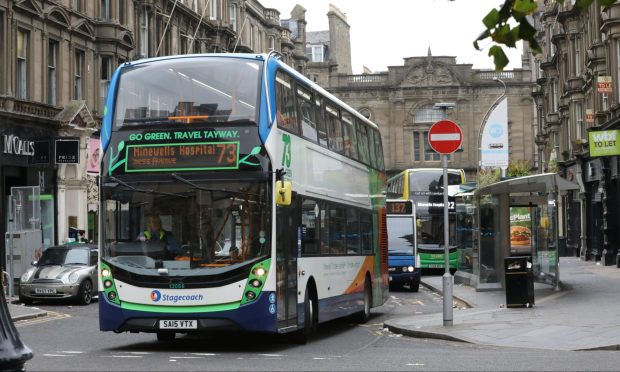 Passengers have complained that the 73 Stagecoach bus has been cancelled almost every day. Image: Gareth Jennings/DC Thomson