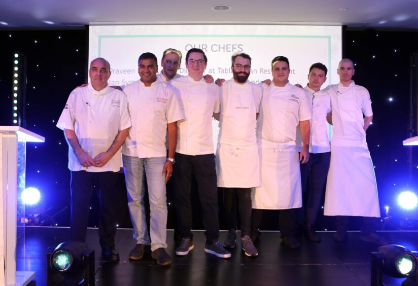 The chefs at last year's Courier Food and Drink awards. 