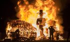 An effigy of Guy Fawkes being burnt on a bonfire during a 5th of November bonfire night. Image: Shutterstock