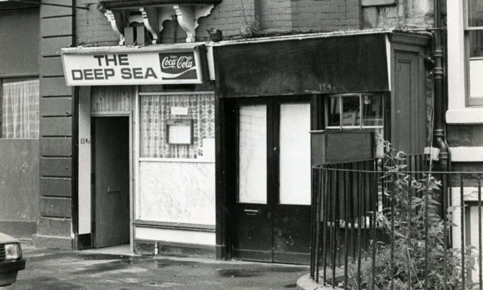 The Deep Sea restaurant originally opened at 134a Nethergate. Image: DC Thomson.