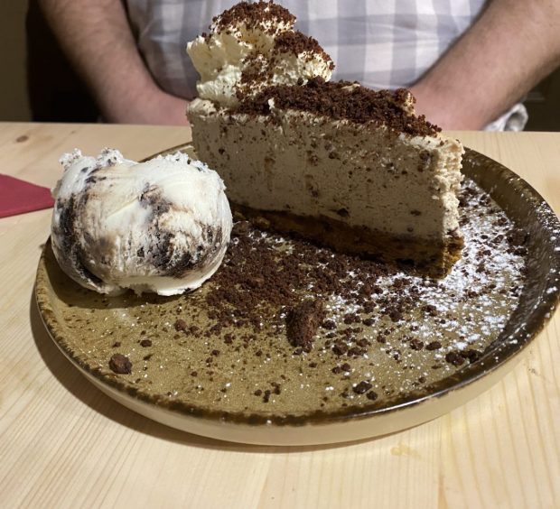 Cookies and cream cheesecake at The Ardler Tavern.