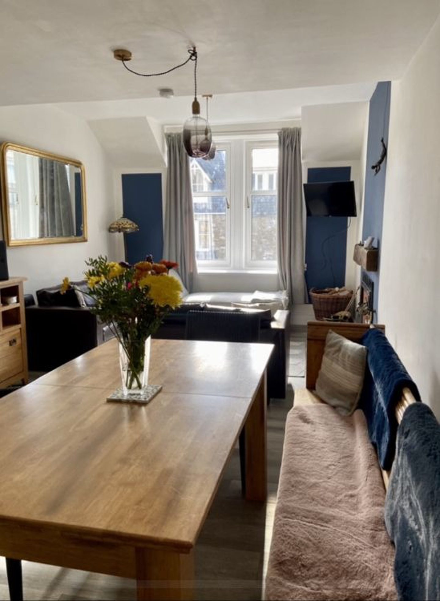 Inside Mairi Laing's flat in Atholl Road, Pitlochry
