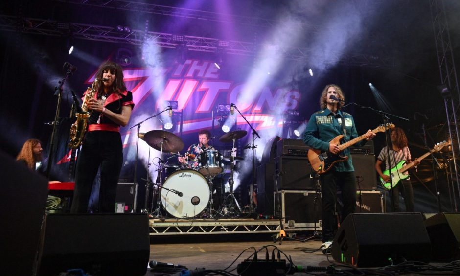 The Zutons will perform in Dunfermline and Dundee