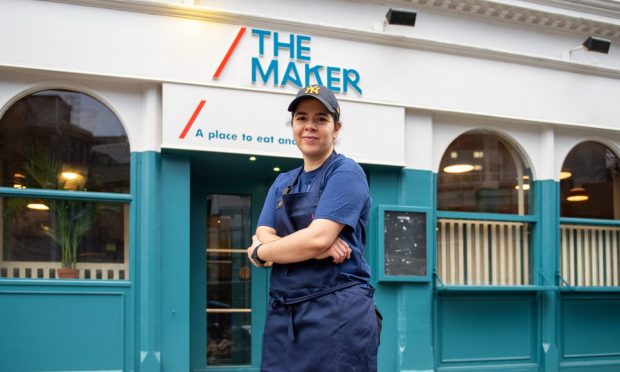 Barbara Sainti, head chef of 71 Brewing's new restaurant, The Maker on Perth Road, Dundee.