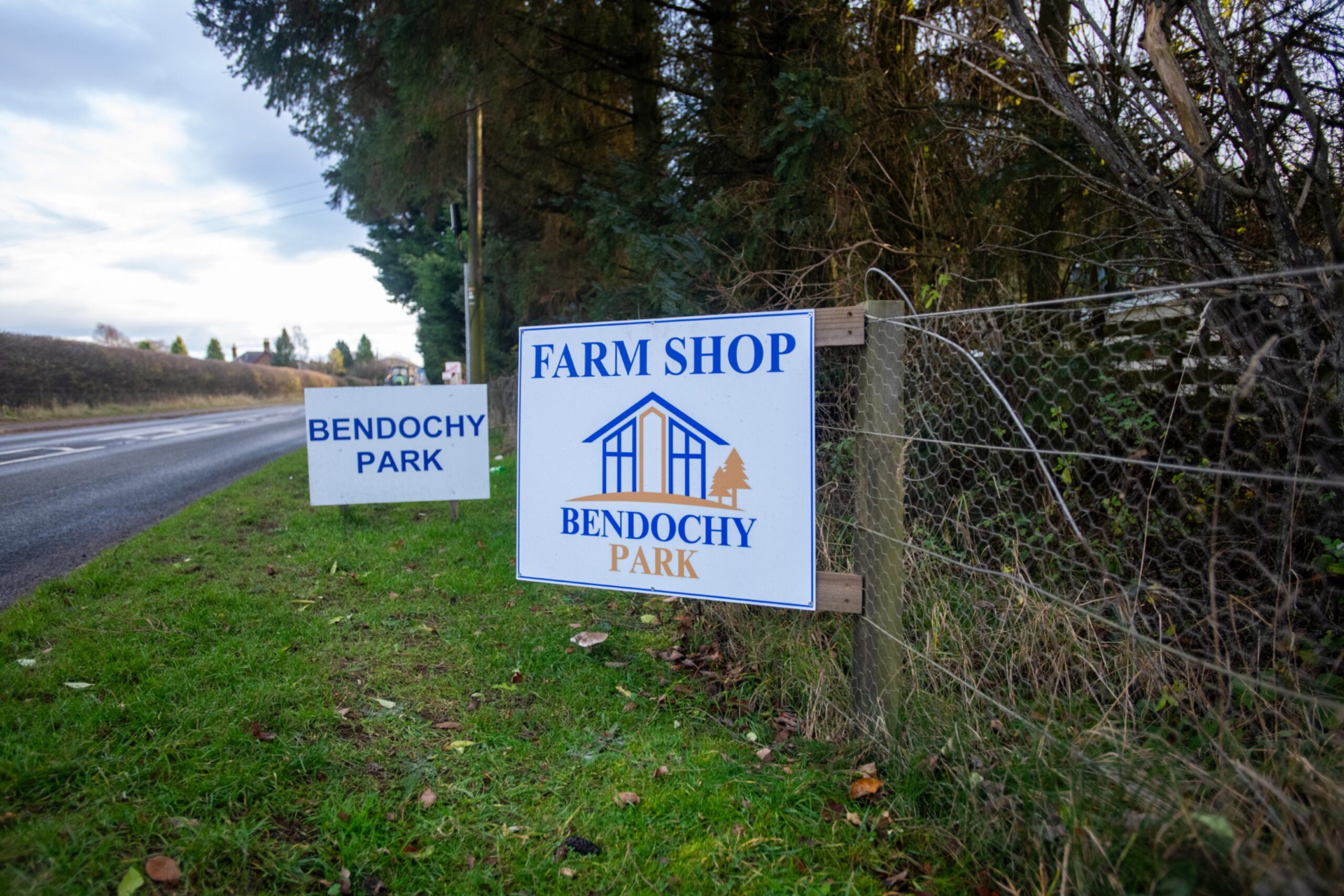 The Barrie Box farm shop at Bendochy Park.