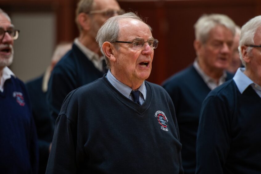 Ian finds singing helps him to manage his COPD.