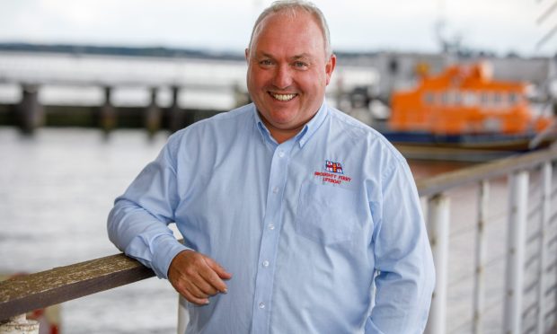 Peter Hay was named RNLI Broughty Ferry coxswain in 2022. Image: Kenny Smith/ DC Thomson