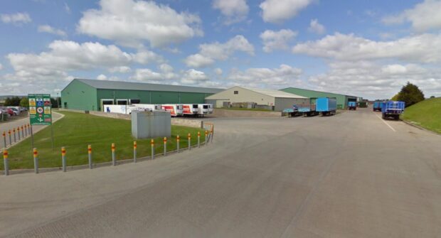 The accident happened at the Kettle Produce plant at Orkie Farm, Freuchie. Image: Google.