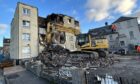 Demolition has started on the Francis Street flats in Lochgelly.